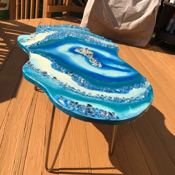 Custom Geode Coffee Table - Picture 4 of 4